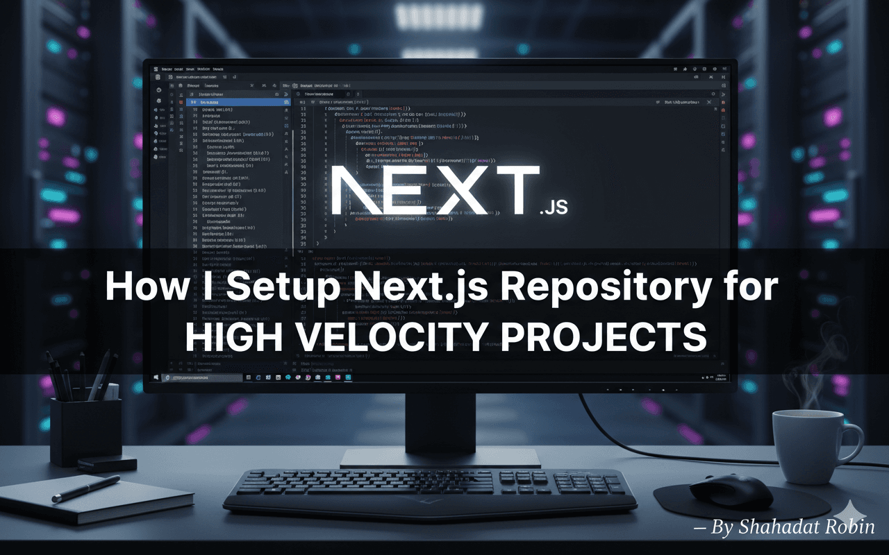 How I Setup Next.js Repository for High-Velocity Projects